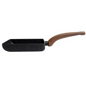 Sartén Antiadherente <span class=keywords><strong>de</strong></span> Aluminio con Revestimiento <span class=keywords><strong>de</strong></span> Mármol OEM <span class=keywords><strong>de</strong></span> 18 cm, Compatible con Inducción, Certificación LFGB, Venta al por Mayor <span class=keywords><strong>de</strong></span> Utensilios <span class=keywords><strong>de</strong></span> Cocina - Product Image 3