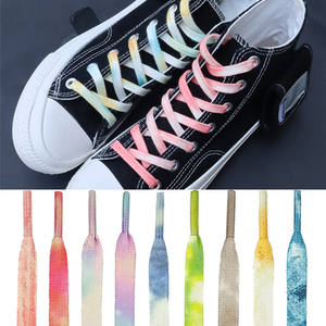 Modello individuale di Alta-top Scarpe Da Ginnastica di Tela Lacci Delle Scarpe Lacci Delle Scarpe Colorful Tie Dye Del Fumetto di Modo - Product Image 2