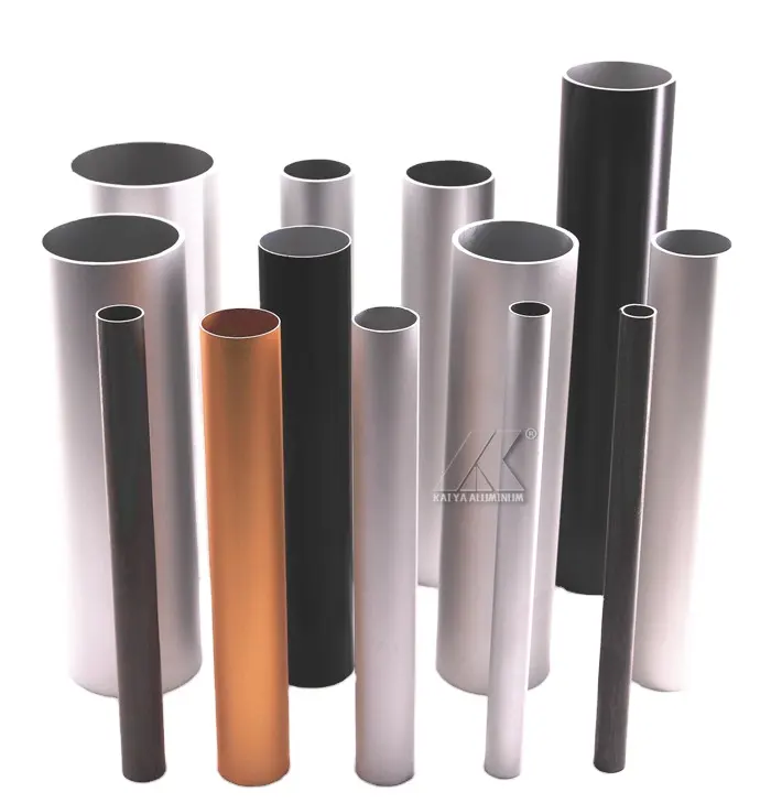 Custom OEM seamless tubing anodized aluminum tube 6005 6082 7005 7075 round pipe aluminum tube