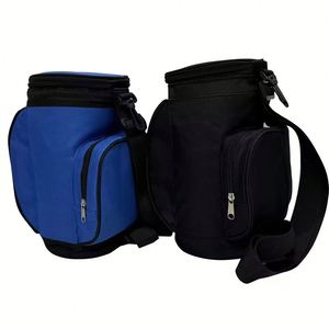 Insulated Beverage Holder Bag 6 Can Cooler Tote with Shoulder Strap Portable Thermal Lunch Container for Outdoor Picnic Beach - Product Image 4