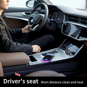 Cargador de coche de 99W con 3 puertos, 1 USB QC 3.0, 1 Tipo-C PD 36W, incluye un cable Tipo-C de 70cm, material TPE, portátil, compacto y fácil de usar. - Product Image 4