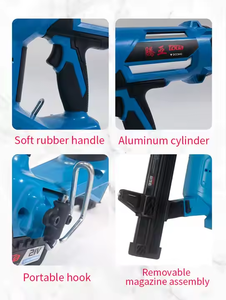 Toua DCCN40A Industrial Grade Cordless Steel Nail Gun Roofing Tools Nailer Battery Nail Guns - Product Image 3