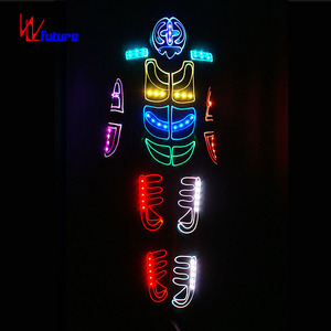 Futurs <span class=keywords><strong>Costumes</strong></span> à vendre Lanterne <span class=keywords><strong>Festival</strong></span> Led Light Wireless Led Wear Télécommande Transformateur Robot Costume Light Suits Sets - Product Image 5