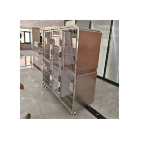 Jaula <span class=keywords><strong>para</strong></span> gatos Caniles veterinarios a prueba de mascotas, jaula de tanque de oxígeno <span class=keywords><strong>para</strong></span> <span class=keywords><strong>perros</strong></span> de acero inoxidable - Product Image 4