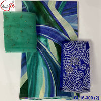 Lisami rts voile suisse doux coton imprimé 2yard + 2yard net broderie + 5yards imprimé somali soudanais toub coton tissu
