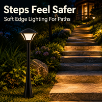 Lampadaire LED moderne 12W pour jardin, étanche, en aluminium, pour pelouse extérieure, éclairage paysager pour villa, allée, jardin, parterre de fleurs