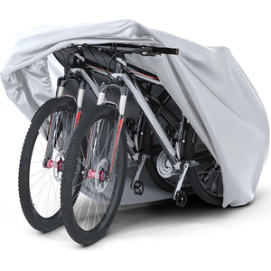 Sac <span class=keywords><strong>de</strong></span> rangement à boucle coupe-vent anti-neige 210d Oxford PU Cover Bike Cover pour <span class=keywords><strong>2</strong></span> ou 3 <span class=keywords><strong>vélos</strong></span> - Product Image 4