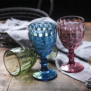 Bicchieri da Vino in Cristallo Trasparente Personalizzati con Logo, Rosa e Blu, per Matrimoni e Champagne, Vendita all'Ingrosso - Product Image 1