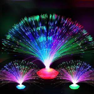 Luces Led de gelatina para fiestas, Material de plástico, bonitas creaciones baratas, fibra óptica, noche, alta calidad, venta al por mayor