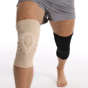 Silicone Gel doanh bảo vệ bóng rổ thể thao nén tay áo Giảm đau đầu gối hỗ trợ Brace Pads