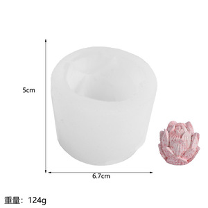 Lotus Silicone Cake Mold 3D Tulip Shape For Baking Chocolate Mousse Candle Making Decorative DIY - Product Image 5
