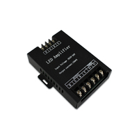 Amplificateur LED RVB haute vitesse 30A 12V 24V 360W Répéteur de signal d'alimentation avec 4 canaux de sortie 30A 12V 24V Lampes LED