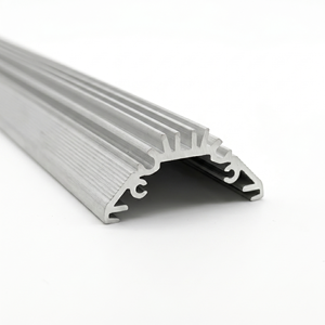 Precision OEM 6000 Series Anodized Aluminum Fin Extruded Heat Sink For Office Desk Wardrobe 3M <b>LED</b> <b>Light</b> <b>Bar</b> Profile - Product Image 1