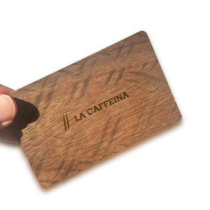 Carte en bois NFC RFID, prix bas, modifiable, réinscriptible, carte de membre vierge, cartes de visite imperméables pour hôtels et autres applications - Product Image 4