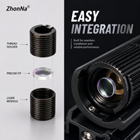 Lentille condenseur en verre asphérique ZhonNa 6mm F4, optique de mise au point de haute précision pour machine de découpe laser, accessoires de module DIY
