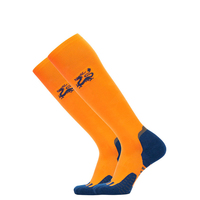 Chaussettes de sport unisexes montantes, tricotées, à impression numérique, avec logo intégré, séchage rapide, compression, respirantes, anti-bactériennes, pour l'automne