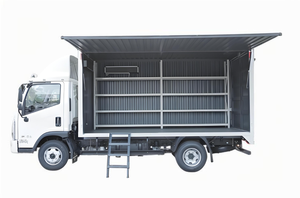 Gloednieuwe Howo Lichte Vleugelwagen 4X2 4X4 Box <span class=keywords><strong>Truck</strong></span> Met Diesel Handgeschakelde Versnellingsbak - Product Image 5