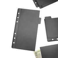 Pochettes à monnaie A6, intercalaires de classeur en PP à ouverture latérale, inserts de classeur de budget, pochette de rangement pour organisateur de monnaie