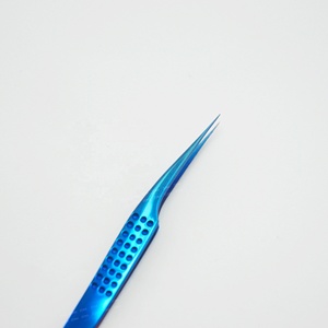 Vente en gros du meilleur technicien, pince à épiler pour extension de cils, pince à épiler super solide pour faux volume, application de cils - Product Image 3