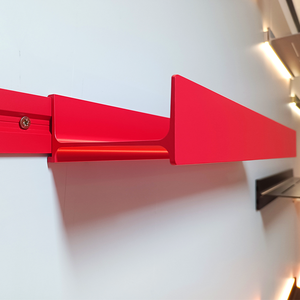 Baño precio competitivo esquina moderna Pantalla de <span class=keywords><strong>madera</strong></span> Led luz aluminio flotante libro vino estantes soportes <span class=keywords><strong>para</strong></span> decoración de pared de Tv - Product Image 2