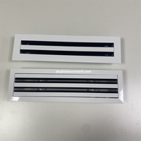 Climatiseur Ventilation Air Plafond Amovible Noyau Lames Réglables Diffuseur Linéaire à Fente