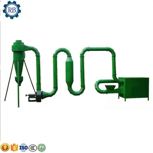 Best Price wood chips drying machine Airflow Rice Husk Bamboo Biomass Wood Sawdust Powder Pipe Cyclone Dryer Machine