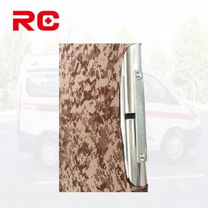 Camilla Plegable Manual de Dos Secciones con Ruedas, Fabricada en China, Ligera, de Aleación de Aluminio, para Transferencia de Emergencia, Certificación CE, Capacidad 160 kg, 6 kg de Peso - Product Image 1