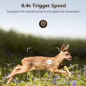 Cámara de Seguridad CCTV Solar PIR de Gran Angular de 355 Grados, 3MP 4MP, Cámara de Vigilancia para el Hogar 4G, Visión Nocturna, Audio Bidireccional, PTZ - Product Image 5