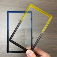 Protezione PSA per Card Slab per Creatori di Contenuti, Piastra Posteriore in Acrilico Trasparente, Bumper in TPU Sfumato, 41 Colori