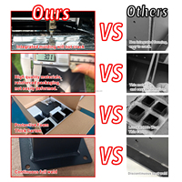 Kit de Soportes para Gazebo para Madera de 4x4/6x6 - Acero al Carbono con Recubrimiento de Polvo Negro Mate, 15 °   Conjunto de Conectores para Postes de Pérgola con Techo Inclinado