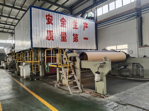 Nhỏ Tự Động Sóng Carton Kraft Lót Máy Làm Giấy Tái Chế Chất Thải Giấy Bột Giấy Làm Máy - Product Image 2