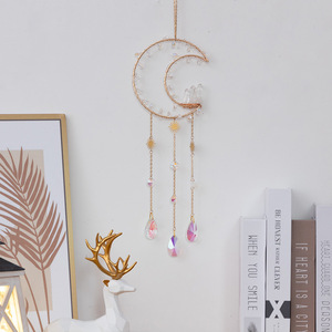 HZ Light Shadow Crystal Rolling Stone Eco-Friendly Window Garden Colorful Lighting Hanging Decoration Sun Catcher Moon Wind Chime - Product Image 2