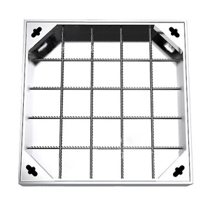 Tapa de alcantarilla personalizada de acero inoxidable 316, servicios de fundición 400x400 para la fabricación de tapas de alcantarillas - Product Image 6