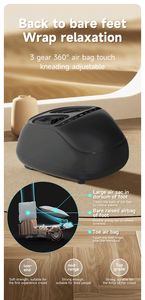 Masajeador de Pies Eléctrico de Acupresión por Compresión de Aire Darius DRS-3000E con Control Remoto, Calentamiento Infrarrojo y Tiempo de Funcionamiento de 15/20/30 Minutos - Product Image 3