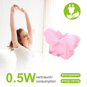 Lampe LED Papillon Mignonne, Veilleuse Créative pour la Décoration de la Maison, Lumière Chaude en Plastique ABS pour Chambre à Coucher et Chambre d'Enfant - Product Image 2