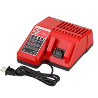 Chargeur de batterie au lithium compatible avec les batteries d'outils électriques Li-ion M14 M18 14,4 V 18 V, charge rapide, chargeur de remplacement