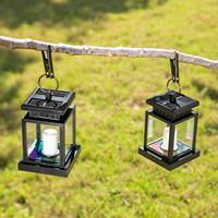 Projecteur LED solaire monocristallin pour extérieur, lampe chandelier de jardin, étanche IP45, noir, durable, garantie 2 ans