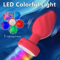 Vibrateur anal portable à LED, plug anal, 10 vibrations, anneau vibrant, télécommande sans fil, masseur de prostate, jouets sexuels pour adultes, femmes, hommes, gays