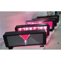 Écran de toit de voiture étanche 960*320mm P4 P5 P6 écran de publicité taxi top led display