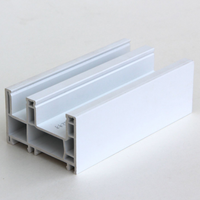 Profil de fenêtre en PVC de style américain sur mesure, simple ou double battant, extrusion vinyle, isolation thermique, haute résistance