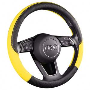 Accesorios para Automóviles, Fundas para Volante de Coche de Cuero Artificial de PVC, Universales, para Diámetros de 13, 14 y 15 Pulgadas - Product Image 5