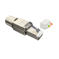 Venta Directa de Fábrica, Cable Ethernet de Campo al por Mayor, Conectores de Red Industriales RJ45 8P8C sin Herramientas, CAT7 de Alta Velocidad