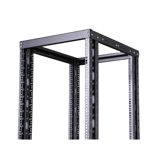 18-47U Server Rack 4 Post Open Rack Floor Rack With 4 Castor Open Frame