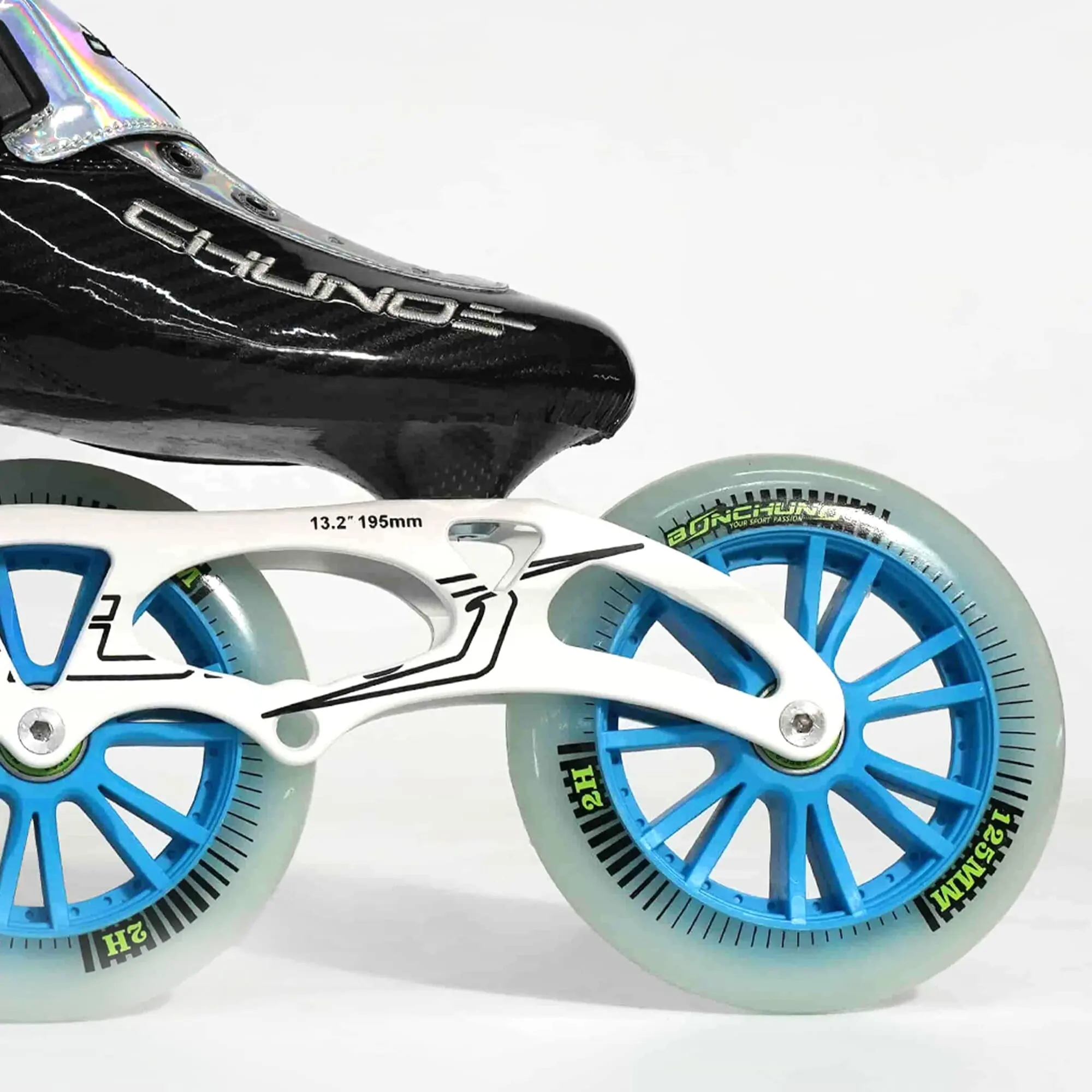 Nueva velocidad 3 ruedas patines de velocidad en línea patines de velocidad profesional para niños rueda de patín de fibra de carbono 125mm 110mm 100mm