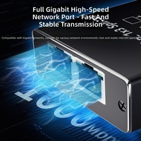 Splitter Jaringan Gigabit 1 ke 3 Port RJ45 Ethernet Splitter 1000Mbps Pembagi Kabel LAN untuk Ekstensi Jaringan