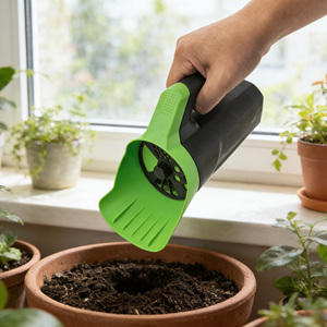 Vertak 1L Épandeur de gazon portable Épandeur de semences manuel pour jardin pelouse ferme Distribution d'engrais Épandeur d'engrais pratique - Product Image 1