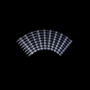 Eenvoudig Te Bedienen 8-Strip Buis Met 8-Strip Semi-Koepelvormige 0.2 Ml Pcr-buis