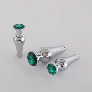 Convient pour jouets sexuels masculins <span class=keywords><strong>et</strong></span> féminins en métal prise anale prostatique massage plug anal - Product Image 3