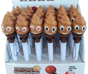 PU Plastique Bounce Merde POP Stylo Nouveauté Creative Squeeze Jouets pour Enfants 5-7 Ans Soulagement Du Stress Cadeau - Product Image 6