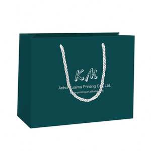 Bolsas de Papel Kraft Negras Modernas y de Lujo al por Mayor KM para Ropa, Perfumes, Joyería, Logotipo Personalizado, Embalaje de Regalo Único - Product Image 2